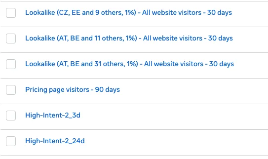 Lookalike-Zielgruppen auf Basis von Website-Besuchern im Meta Ads Manager